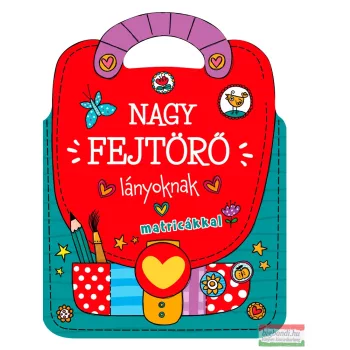 Nagy fejtörő - lányoknak matricákkal 