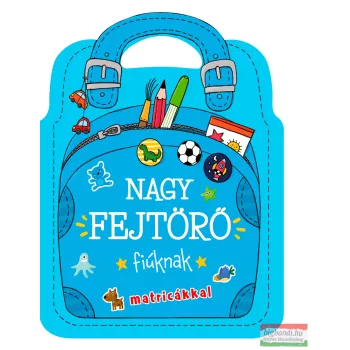 Nagy fejtörő - fiúknak matricákkal 