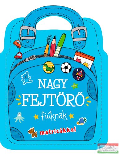 Nagy fejtörő - fiúknak matricákkal 