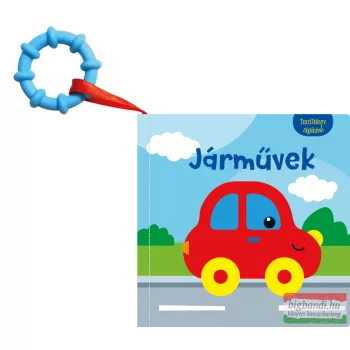 Textilkönyv rágókával - Járművek 
