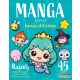 Manga karakterek kawaii stílusban 