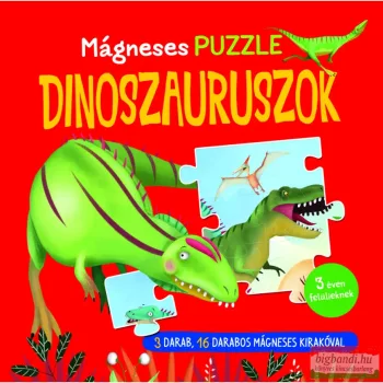 Mágneses puzzle - Dinoszauruszok 
