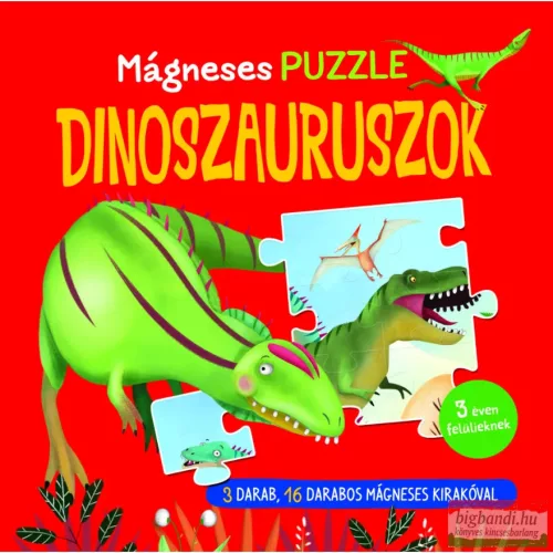Mágneses puzzle - Dinoszauruszok 