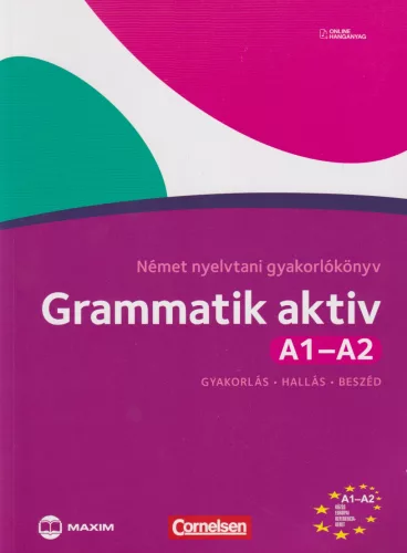 Grammatik aktiv A1-A2 – Német nyelvtani gyakorlókönyv – letölthető hanganyaggal