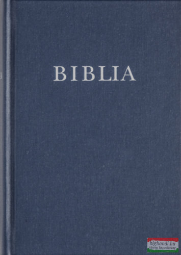 Biblia (RÚF 2014), középméret, vászonkötés, kék