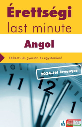 Érettségi Last minute - Angol - 2024-től érvényes