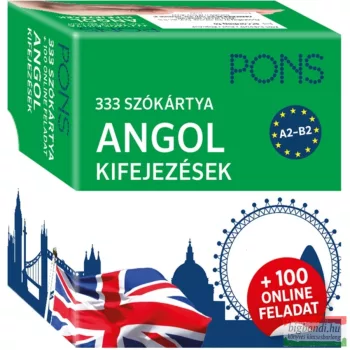   333 szókártya - Angol kifejezések plusz 100 online feladat