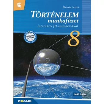   Történelem 8. munkafüzet - Interaktív 3D-animációkkal - MS-2863U