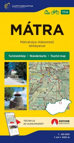 Mátra turistatérkép [TT14] 1:40000