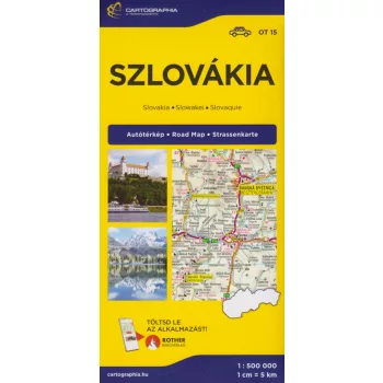 Szlovákia autótérkép [OT15]