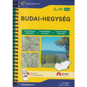 Budai-hegység turistakalauza 1:25000 2026