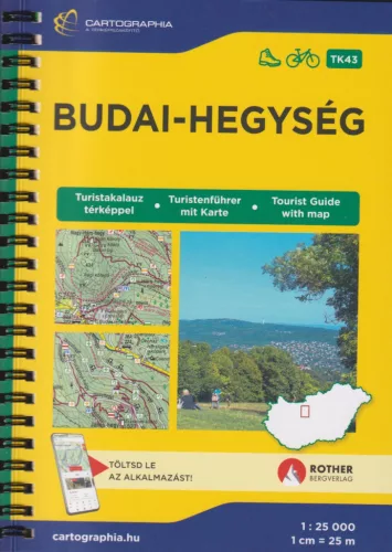 Budai-hegység turistakalauza 1:25000 2026