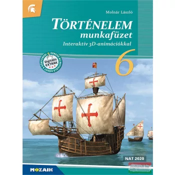   Történelem 6. munkafüzet - Interaktív 3D-animációkkal - MS-2861U