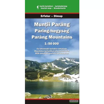 Páring-hegység turistatérkép 1:50000