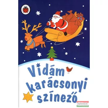 Vidám karácsonyi színező