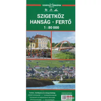   Szigetköz, Hanság-Fertő kerékpáros-, vizisport- és turistatérkép 1:80000