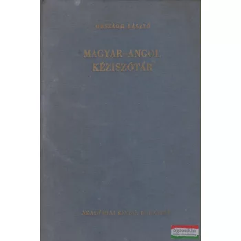 Országh László - Magyar-angol kéziszótár