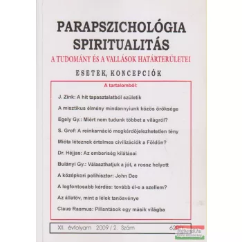   Dr. Liptay András szerk. - Parapszichológia - Spiritualitás XII. évfolyam 2009/2. szám