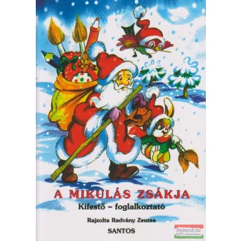 A Mikulás zsákja - Kifestő - foglalkoztató