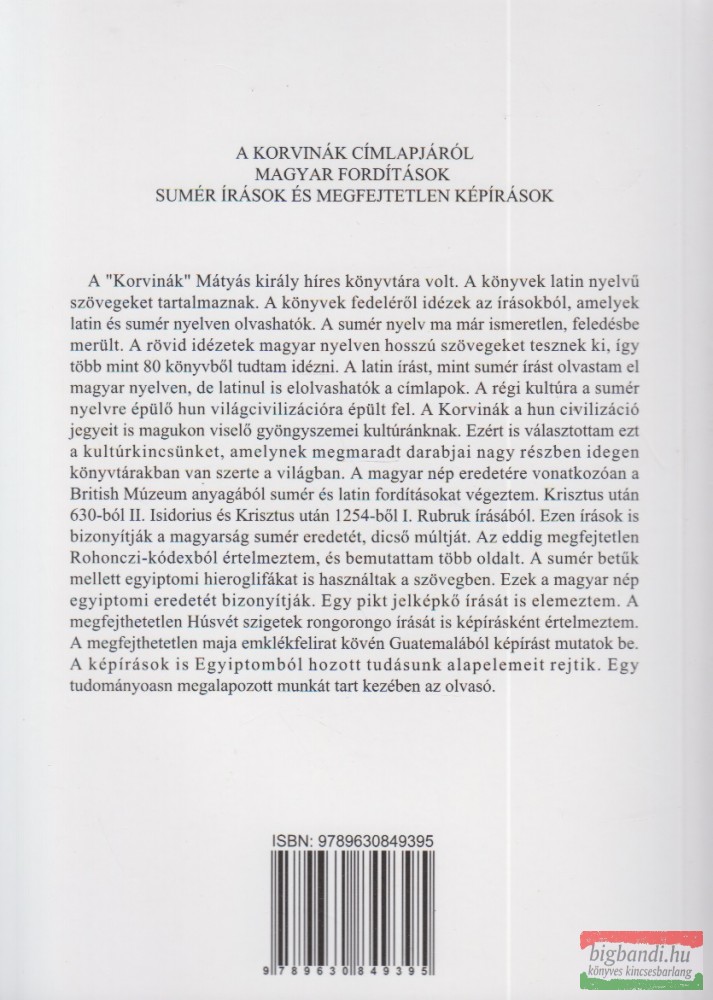 Dr. Weigert József - A korvinák címlapjáról magyar fordítások