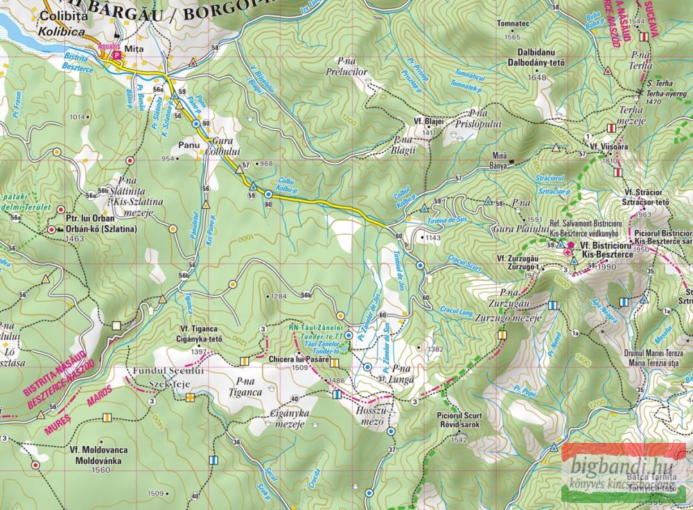 Kelemen-havasok turistatérkép 1:60000