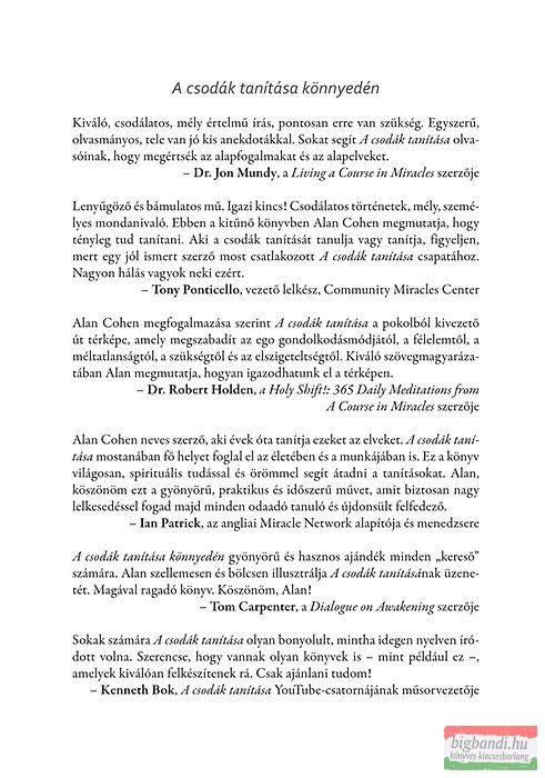 Alan Cohen - A csodák tanítása könnyedén - Utazás a félelemtől a szeretetig