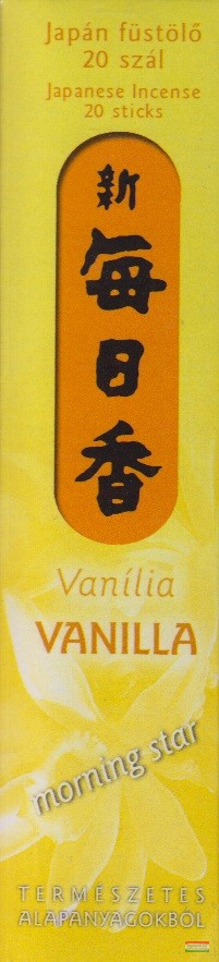 Vanília – Morning Star 20 - japán füstölő