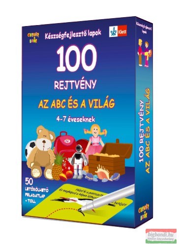 100 rejtvény - Az abc és a világ - 4-7 éveseknek