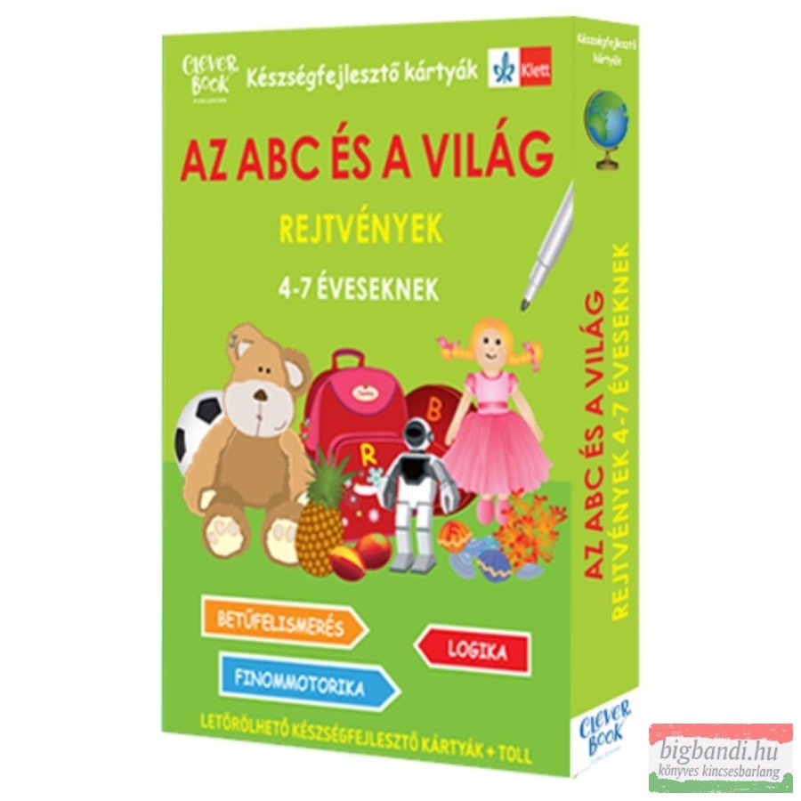 Az ABC és a világ - Rejtvények 4-7 éveseknek Az ABC és a világ - Rejtvények 4-7 éveseknek