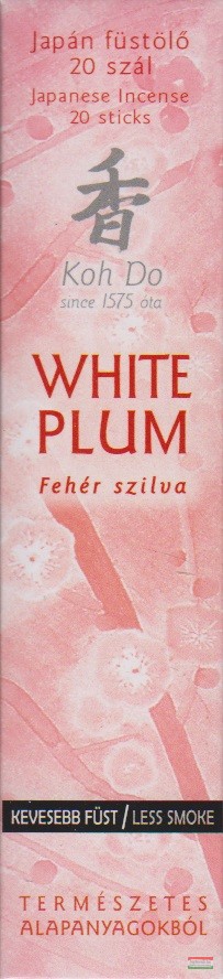 Koh Do japán füstölő - White Plum - Fehér szilva