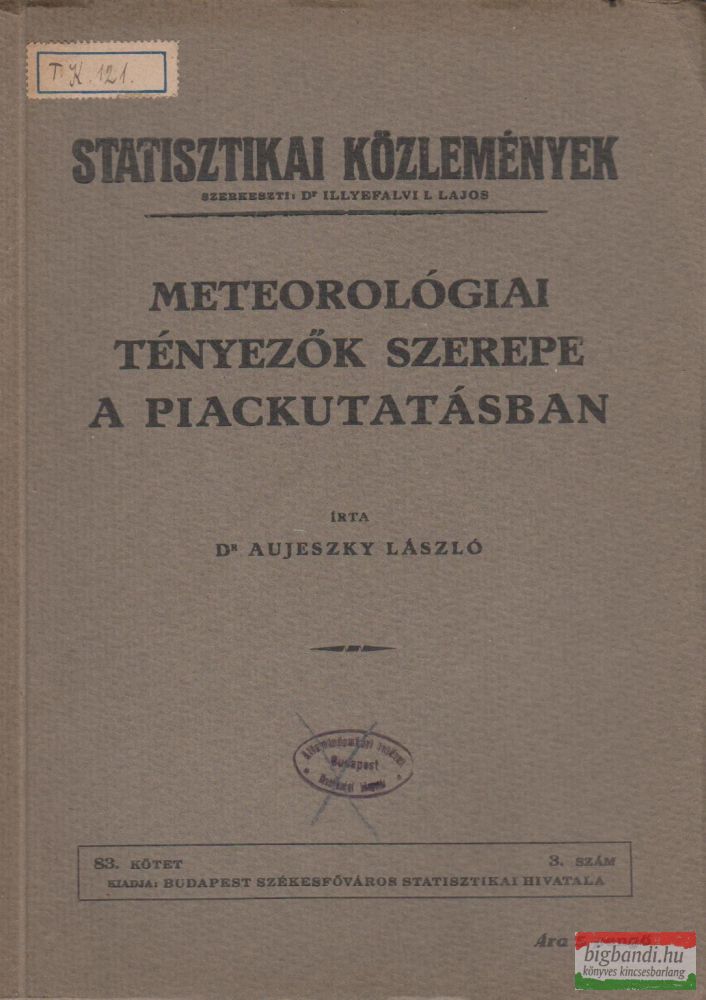 Meterologiai tényezők szerepe a piackutatásban