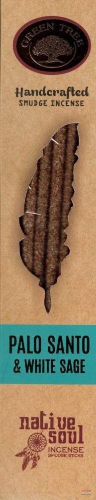 Green Tree: Palo Santo & White Sage (fehér zsálya) füstölő