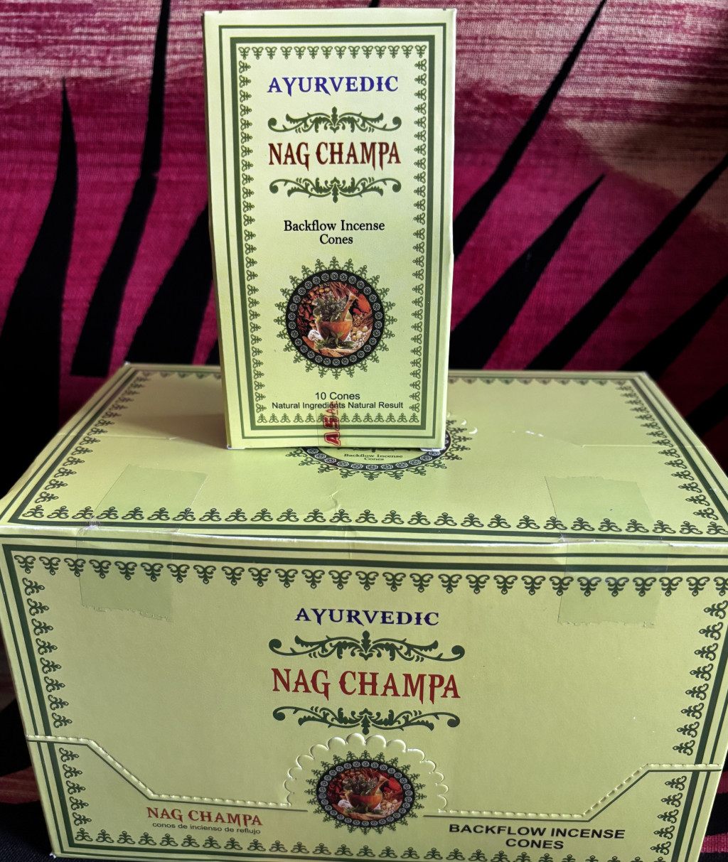 Ayurvedic Nag Champa Backflow füstölő