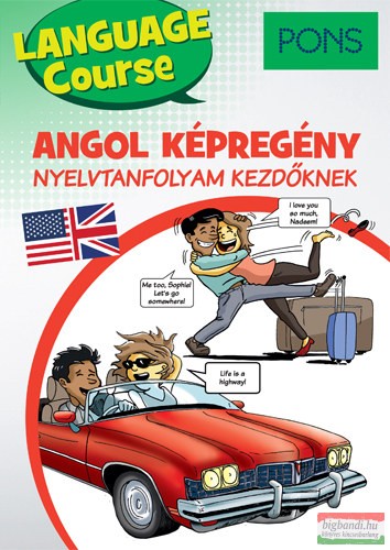 PONS Angol képregény nyelvtanfolyam kezdőknek