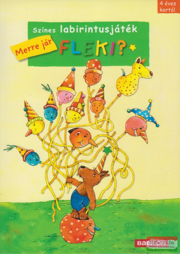 Merre jár Fleki? - Színes labirintusjáték