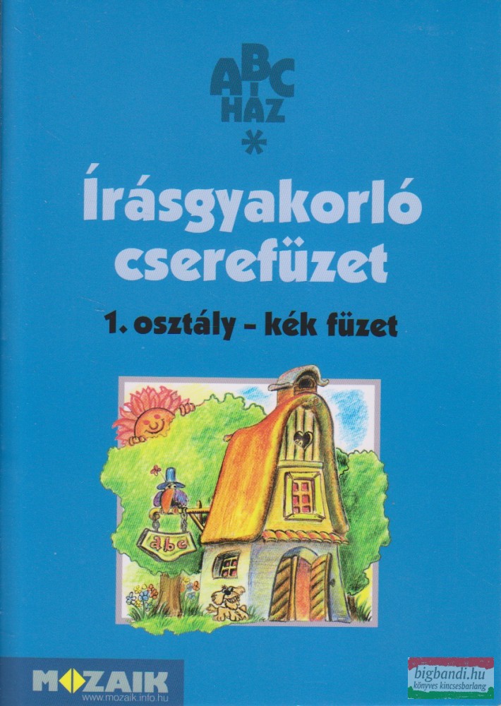 Írásgyakorló cserefüzet 1. - Kék füzet - MS-1491U